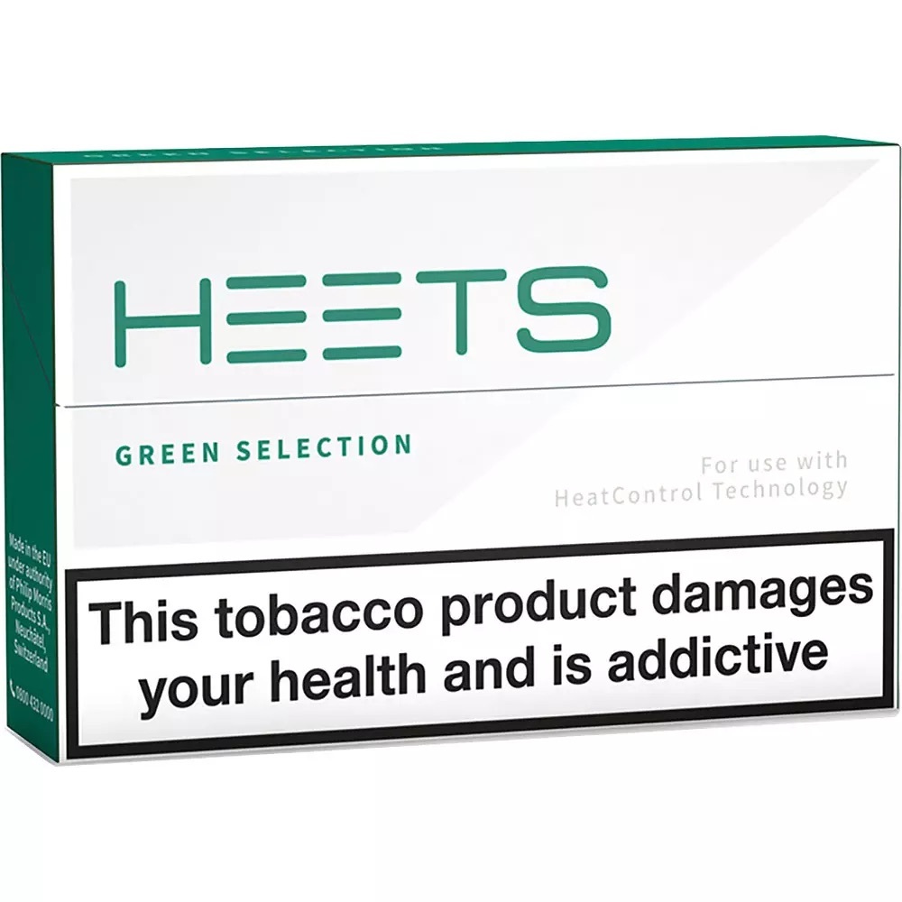 Heets Green Selection Sticks 1 carton